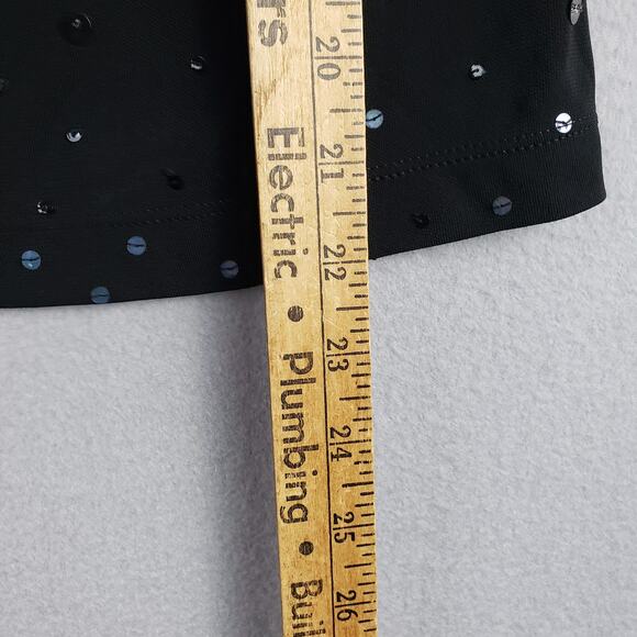 BCBG Size M Sequin Embellished Cami Tank Y2K Going Out Whimsigoth Bling Sparkle - Picture 4 of 7